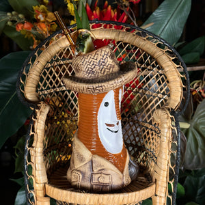 Bob the Beachcomber Tiki Mug, sculpt by Thor - DECOR USE ONLY - Ready to Ship! (FREE SHIPPING in U.S.)