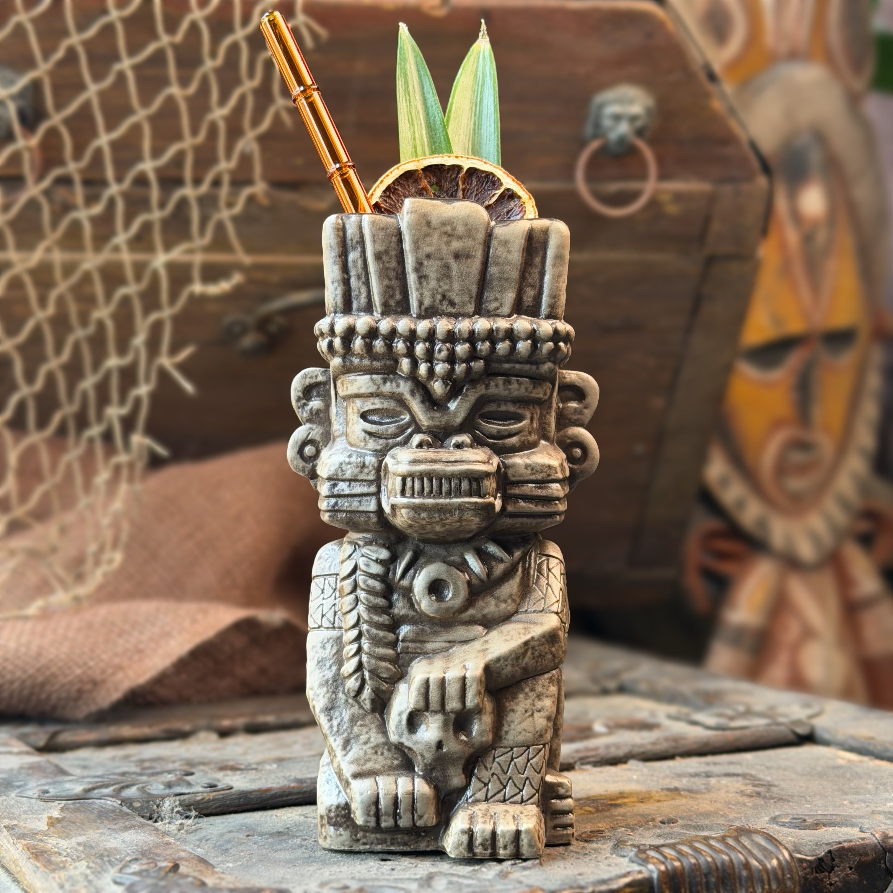 vintage 60s 70s TIKI mag R-91 モアイ マグ I Jeff Granito's The Lost Idol of the Monkey Chieftain - for Tiki
