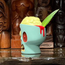 Jeff Granito's Sip for Brains (Oozy Blue) - Ceramic Zombie Tiki Mug - Limited Edition / Limited Time Pre-Order