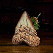 Megalodon Relic ceramic Tiki Mug - Limited Edition of 175- Made in USA - Sculpt by Thor - Ready to Ship (and some that ship in about 1 month) - (FREE Shipping in U.S.)
