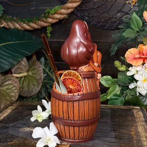 The Restless Native's Barrel Beauty ceramic Tiki Mug - Limited Release of 125 - Made in USA - Ready to Ship!
