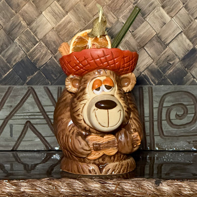 Tiki tOny's Tiki Bear Jamboree (Red) - Ceramic Tiki Mug - Limited Edition / Limited Time Pre-Order