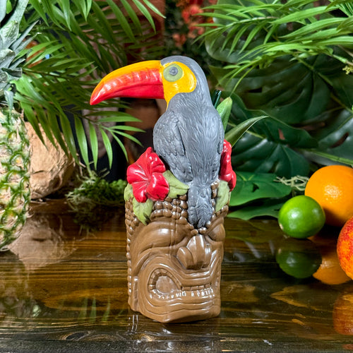 Protectors of Paradise: Toucan & Ku (Ohia) - Ceramic Tiki Mug - Limited Edition / Limited Time Pre-Order