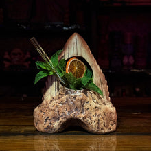 Megalodon Relic ceramic Tiki Mug - Limited Edition of 175- Made in USA - Sculpt by Thor - Ready to Ship (and some that ship in about 1 month) - (FREE Shipping in U.S.)