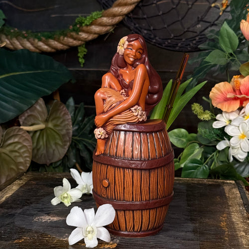 The Restless Native's Barrel Beauty ceramic Tiki Mug - Limited Release of 125 - Made in USA - Ready to Ship!