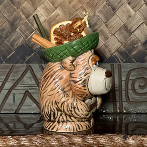 Tiki tOny's Tiki Bear Jamboree (Red + Green) - Ceramic Tiki Mugs - Limited Edition / Limited Time Pre-Order