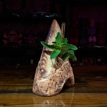 Megalodon Relic ceramic Tiki Mug - Limited Edition of 175- Made in USA - Sculpt by Thor - Ready to Ship (and some that ship in about 1 month) - (FREE Shipping in U.S.)