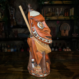 Danielle Mann's "Headhunter Trophy" Ceramic Tiki Mug - Limited Edition / Limited Production Pre-Order