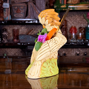 Crowded Hut Tiki Mug, designed by Ken Ruzic and sculpted by Thor - Limited Edition of 250 total - Glazed to Order, Ships in 1-2 Months