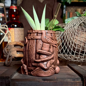 Buccaneer Barrel - Ceramic Tiki Mug - Limited Edition / Limited Time Pre-Order