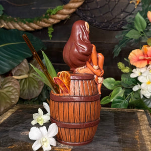 The Restless Native's Barrel Beauty ceramic Tiki Mug - Limited Release of 125 - Made in USA - Ready to Ship!