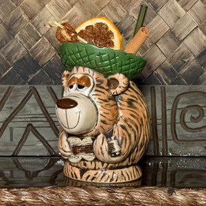 Tiki tOny's Tiki Bear Jamboree (Green) - Ceramic Tiki Mug - Limited Edition / Limited Time Pre-Order