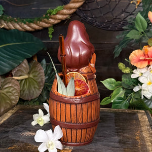 The Restless Native's Barrel Beauty ceramic Tiki Mug - Limited Release of 125 - Made in USA - Ready to Ship!