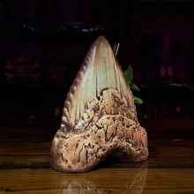 Megalodon Relic ceramic Tiki Mug - Limited Edition of 175- Made in USA - Sculpt by Thor - Ready to Ship (and some that ship in about 1 month) - (FREE Shipping in U.S.)