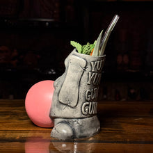 Yum Yum Gum Gum ceramic (Dark Bubble) Tiki Mug - Limited Release of 150 - Made in USA - Ready to Ship in about a month.