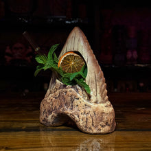 Megalodon Relic ceramic Tiki Mug - Limited Edition of 175- Made in USA - Sculpt by Thor - Ready to Ship (and some that ship in about 1 month) - (FREE Shipping in U.S.)