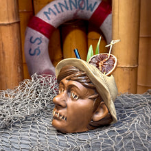 The Shrunken Castaways (Shrunken Skipper + Shrunken Gilligan) - Ceramic Tiki Mugs - Limited Edition / Limited Time Pre-Order (FREE Shipping in U.S.)