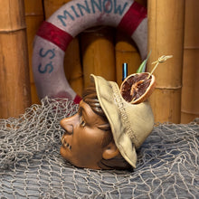 The Shrunken Castaways (Shrunken Skipper + Shrunken Gilligan) - Ceramic Tiki Mugs - Limited Edition / Limited Time Pre-Order (FREE Shipping in U.S.)