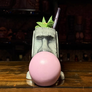Yum Yum Gum Gum ceramic (Light Bubble) Tiki Mug - Limited Release of 150 - Made in USA - Ready to Ship in about a month.