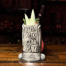 Yum Yum Gum Gum ceramic (Dark Bubble) Tiki Mug - Limited Release of 150 - Made in USA - Ready to Ship in about a month.