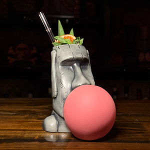 Yum Yum Gum Gum ceramic (Dark Bubble) Tiki Mug - Limited Release of 150 - Made in USA - Ready to Ship in about a month.