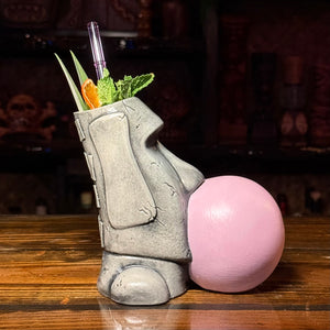 Yum Yum Gum Gum ceramic (Light Bubble) Tiki Mug - Limited Release of 150 - Made in USA - Ready to Ship in about a month.