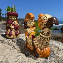 "it's a hula world" Tiki Mug, Outrigger Boy - #2 of a 2 mug series, designed and sculpted by Thor - Ready to Ship!