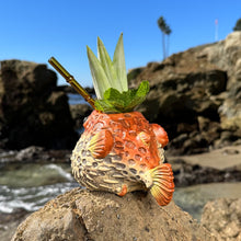 Lost's Petrified Puffer Tiki Mug, sculpted by Thor - Ready to Ship!