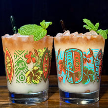 Jeff Granito's 'Hidden Haven' Mai Tai Cocktail Glass (1) - Ready to Ship!