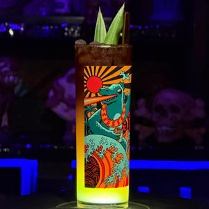 Jeff Granito's 'Rumzilla' Zombie Cocktail Glass - Rolling Pre