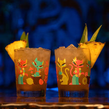 Jeff Granito's 'Meowie Wowie' Mai Tai Cocktail Glass (1) - Ships Late April/early May!