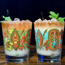 Jeff Granito's 'Hidden Haven' Mai Tai Cocktail Glass (1) - Ready to Ship!