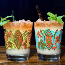 Jeff Granito's 'Hidden Haven' Mai Tai Cocktail Glass (1) - Ready to Ship!