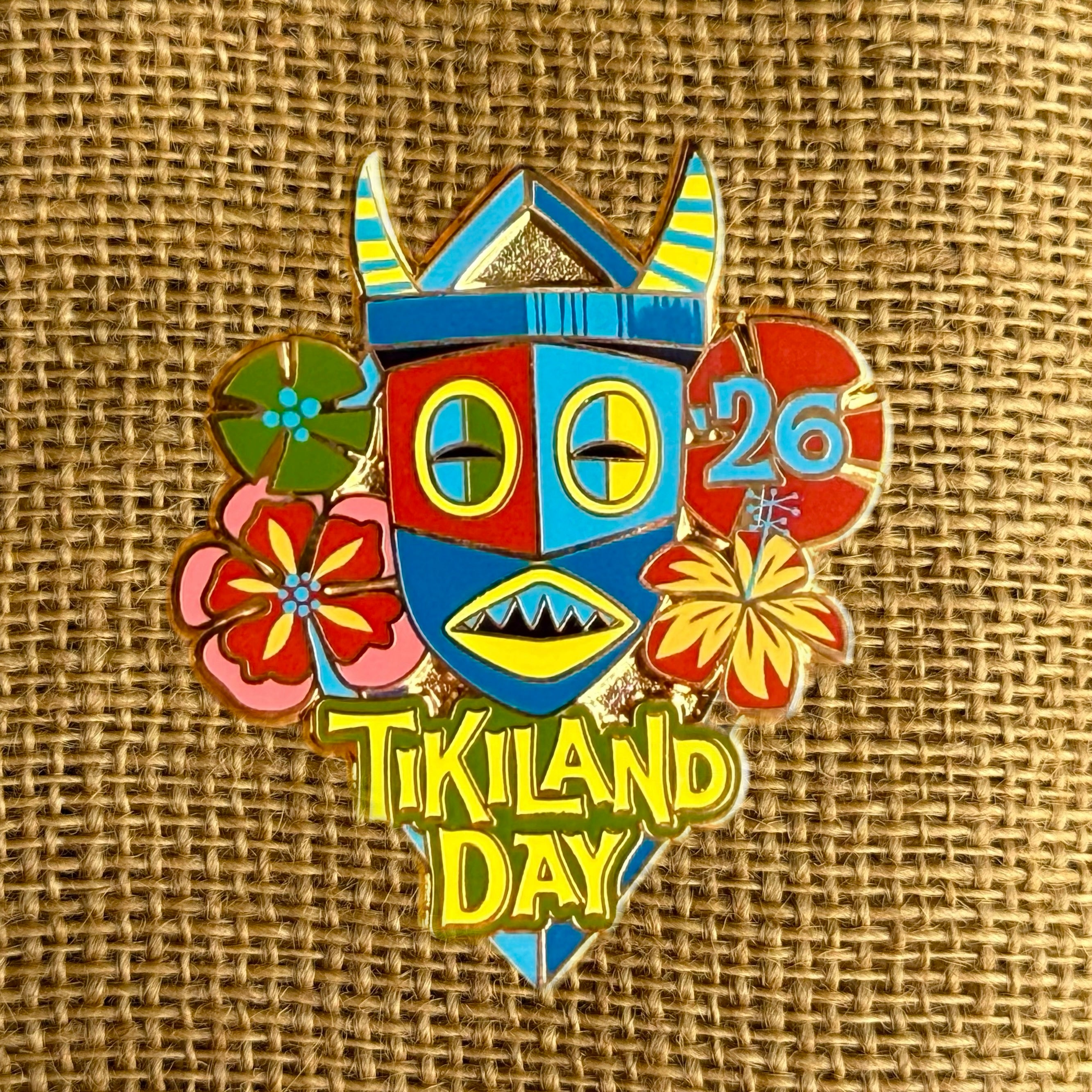 TikiLand Day 2026 'Tropic Hideaway' Enamel Pin - Ready to Ship!