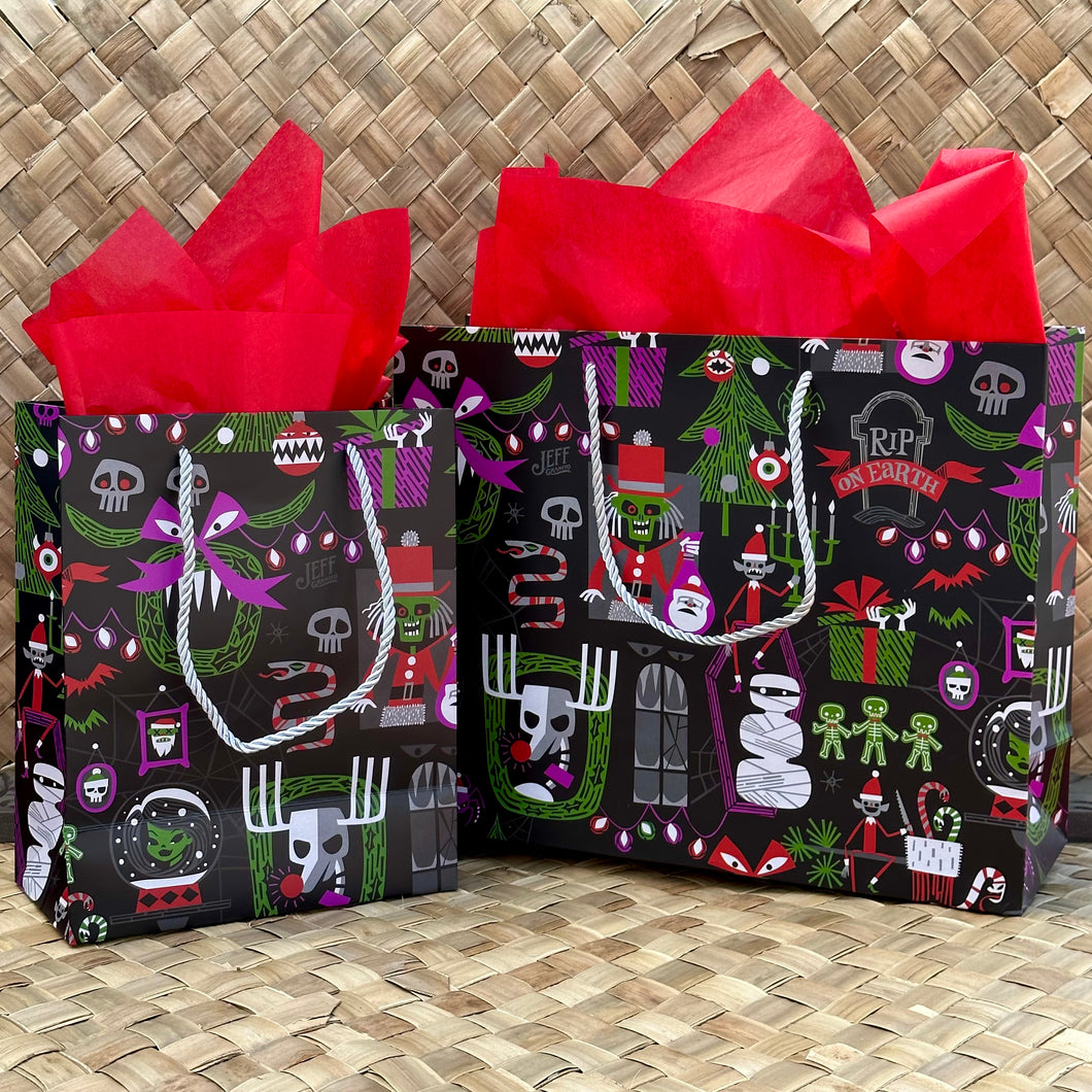'RIP on Earth' Gift Bag Set of 2 - U.S. Shipping Included - Ready to Ship!