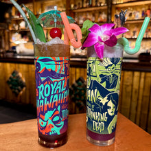 Jeff Granito's 'Royal Hawaiian: Night of the Drinking Dead' Zombie Cocktail Glass (1) - Ready to Ship / Rolling Pre-Order!