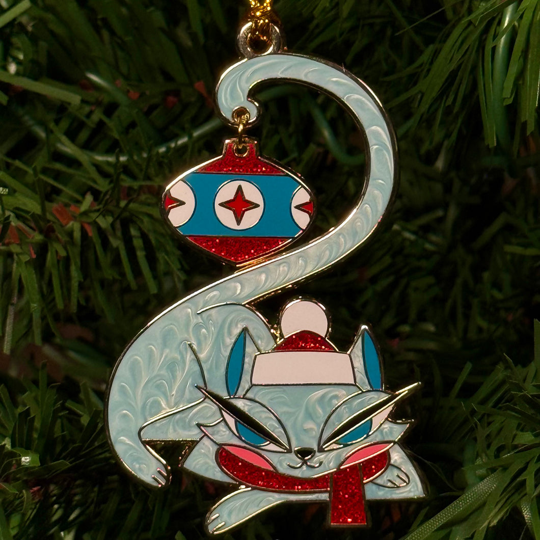 Jeff Granito's 'Festive Feline' Holiday Ornament - Rolling Pre-Order / Ready to Ship!