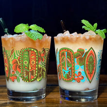 Jeff Granito's 'Hidden Haven' Mai Tai Cocktail Glass (1) - Ready to Ship!