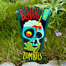 Jeff Granito's 'Wacky Warnings' Metal Yard Stakes Set of TWO (2) - Limited Time Pre-Order