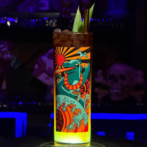 Jeff Granito's 'Rumzilla' Zombie Cocktail Glass - Rolling Pre