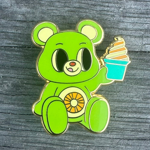 Jeff Granito's 'Pineapple Whip Bear Green' Enamel Pin - Ready to Ship!