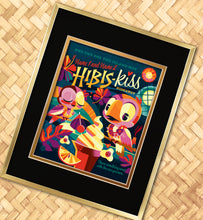 Jeff Granito’s Personalized 'Hibis-Kiss Hideaway' 8X10 Matted Print and 11X14 Gold Frame Set - Limited Time Pre-Order