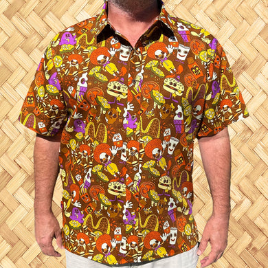 Jeff Granito's 'Happy Land' Modern Fit Button-Up Shirt - Unisex - Ready to Ship!