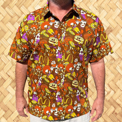 Jeff Granito's 'Happy Land' Modern Fit Button-Up Shirt - Unisex - Ready to Ship!