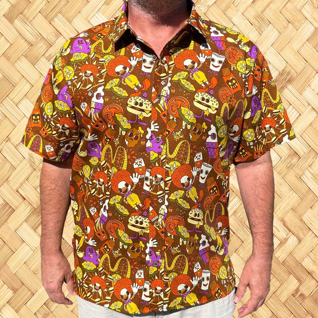 Jeff Granito's 'Happy Land' Modern Fit Button-Up Shirt - Unisex - Ready to Ship!