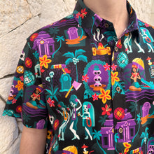 'Hula Haunts' Modern Fit with Flex Button-Up Shirt - Unisex - Ready to Ship!