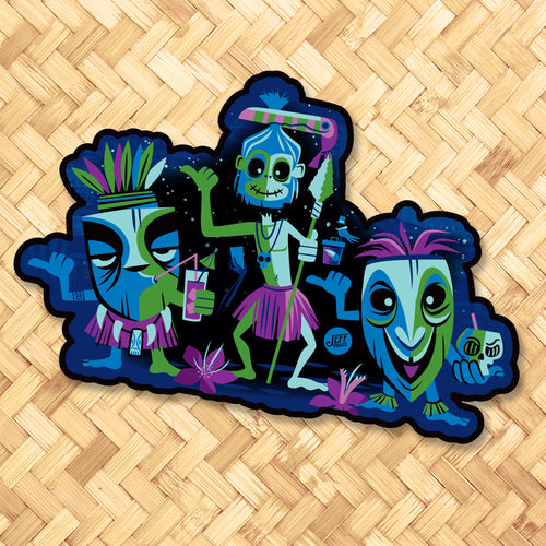 'Headhunting Ghosts' Metal Sign - Pre Order