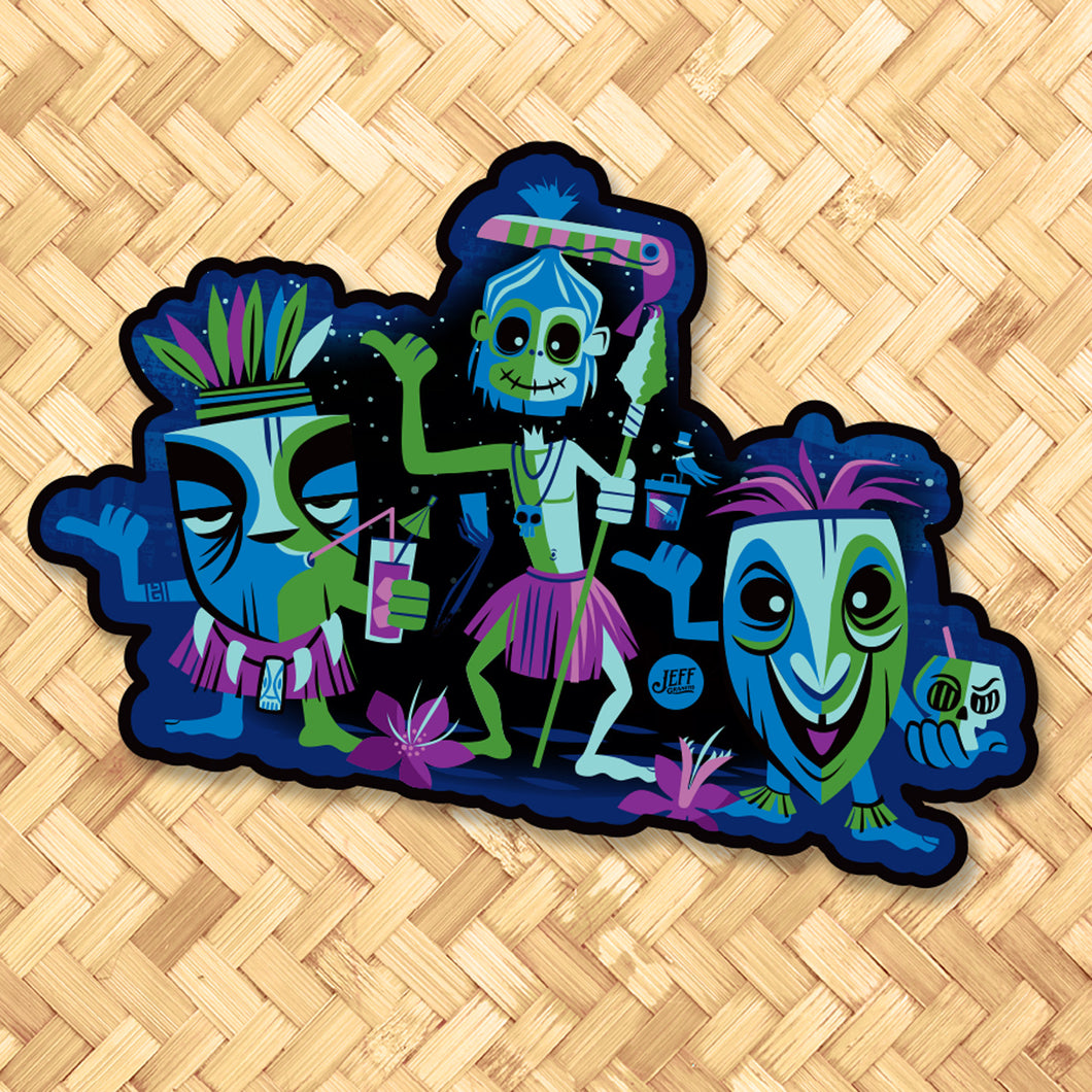 'Headhunting Ghosts' Metal Sign - Pre Order