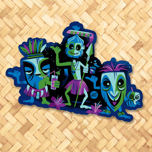'Headhunting Ghosts' Metal Sign - Pre Order