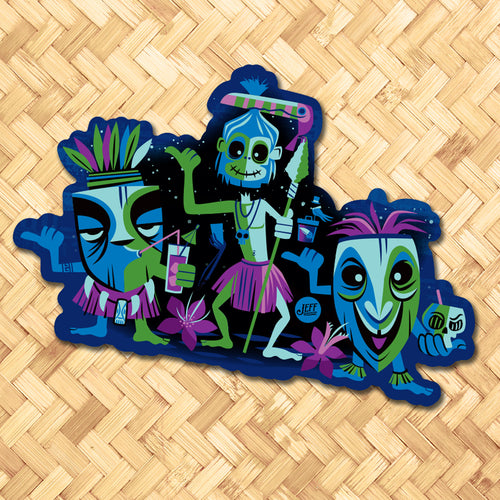 'Headhunting Ghosts' Metal Sign - Pre Order